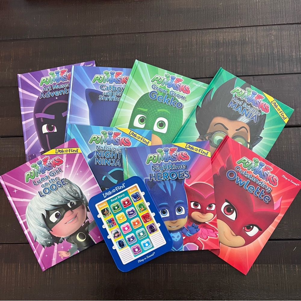 PJ Masks - Me Reader Electronic Reader and 8 Sound Book excellent condition